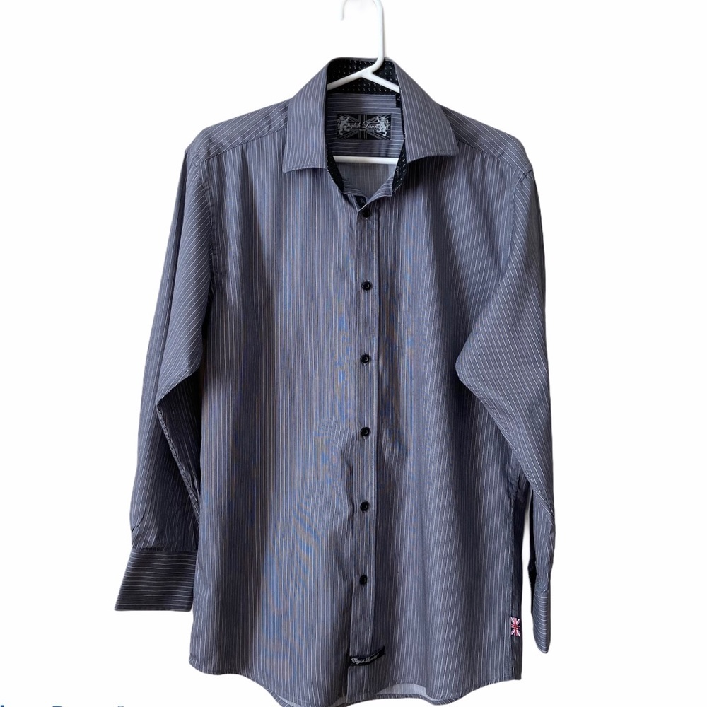 English Laundry Men’s Grey Shirt, 15 1/2, 32/33